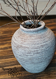 Tonvase Landhaus Stil
