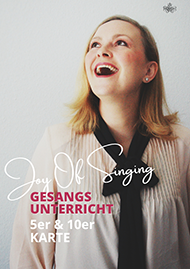 Gesangsunterricht Angebot